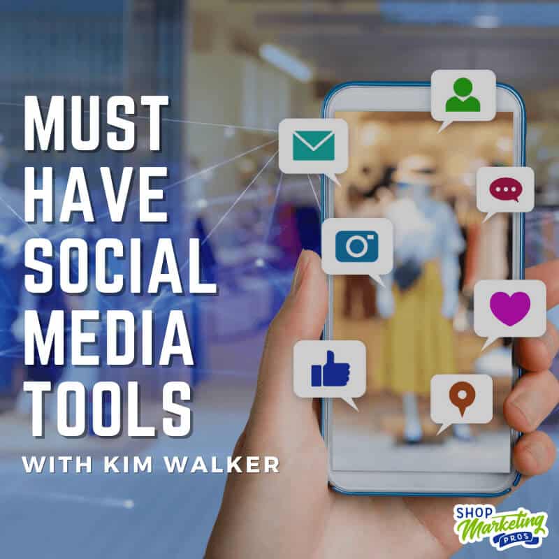 Must have social media tools with 5 Stones Media, Hammond La. Owner Kim Walker; Woman's hand holding phone with social media icons