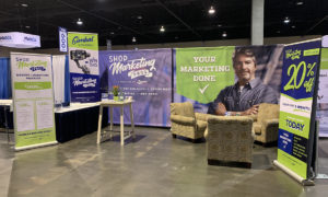 Shop Marketing Pros booth at VISION