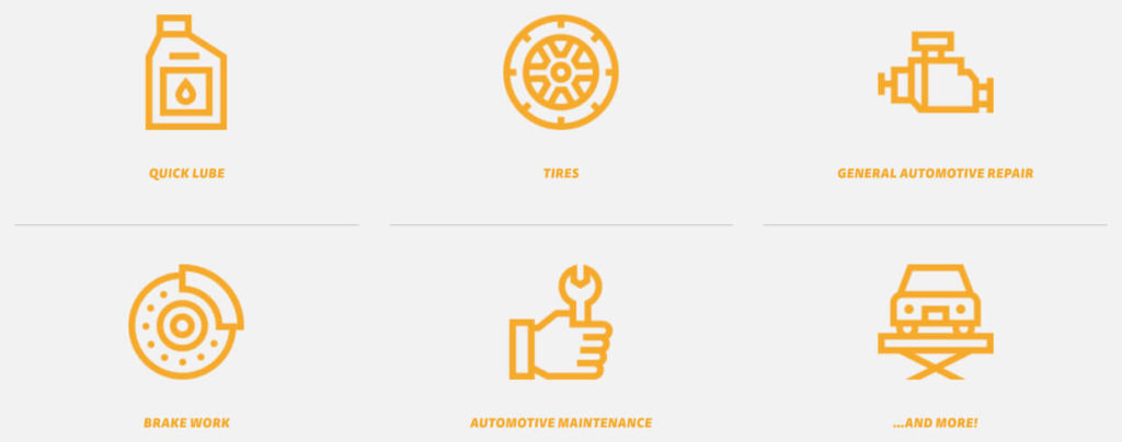 auto repair icons stacked